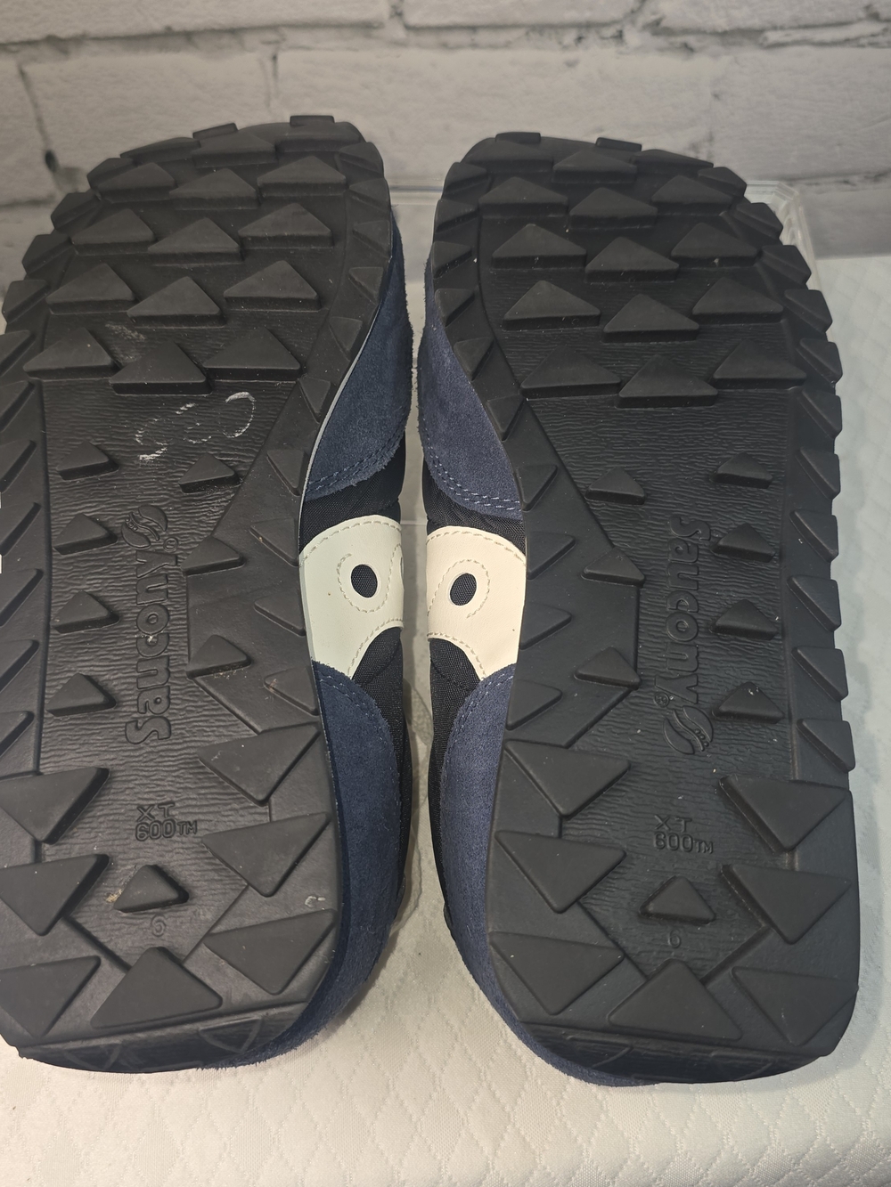 SACUCONY JAZZ LOW PRO SNEAKERS SUEDE NAVY WOMENS SIZE 7.5 - Picture 9 of 10